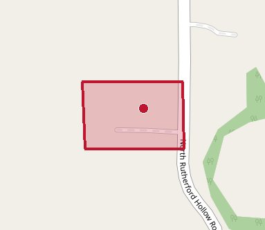 Subject parcel boundary
